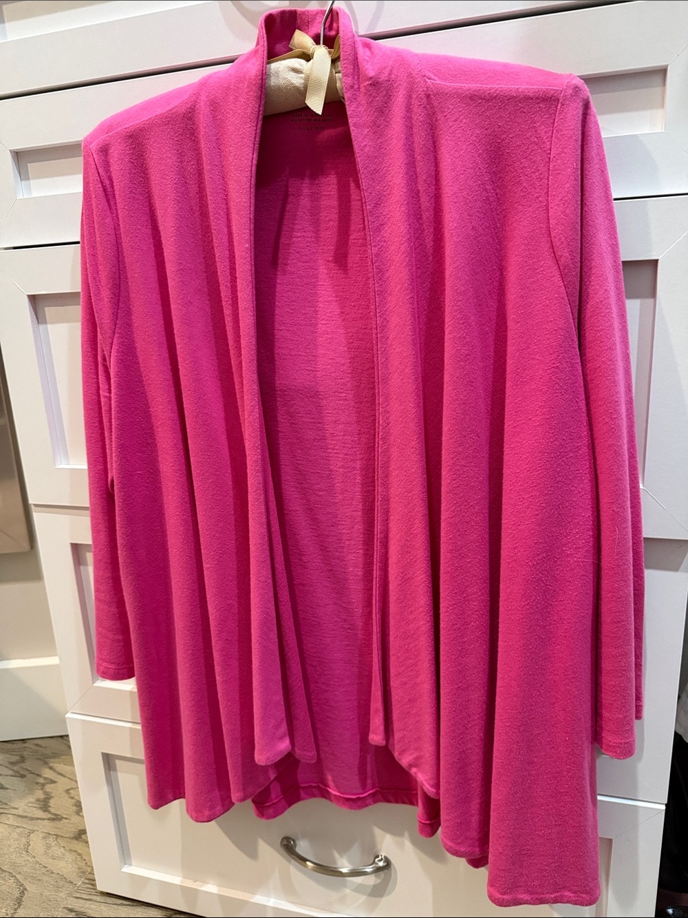 Charter Club Open-Front Cardigan - Bright Pink